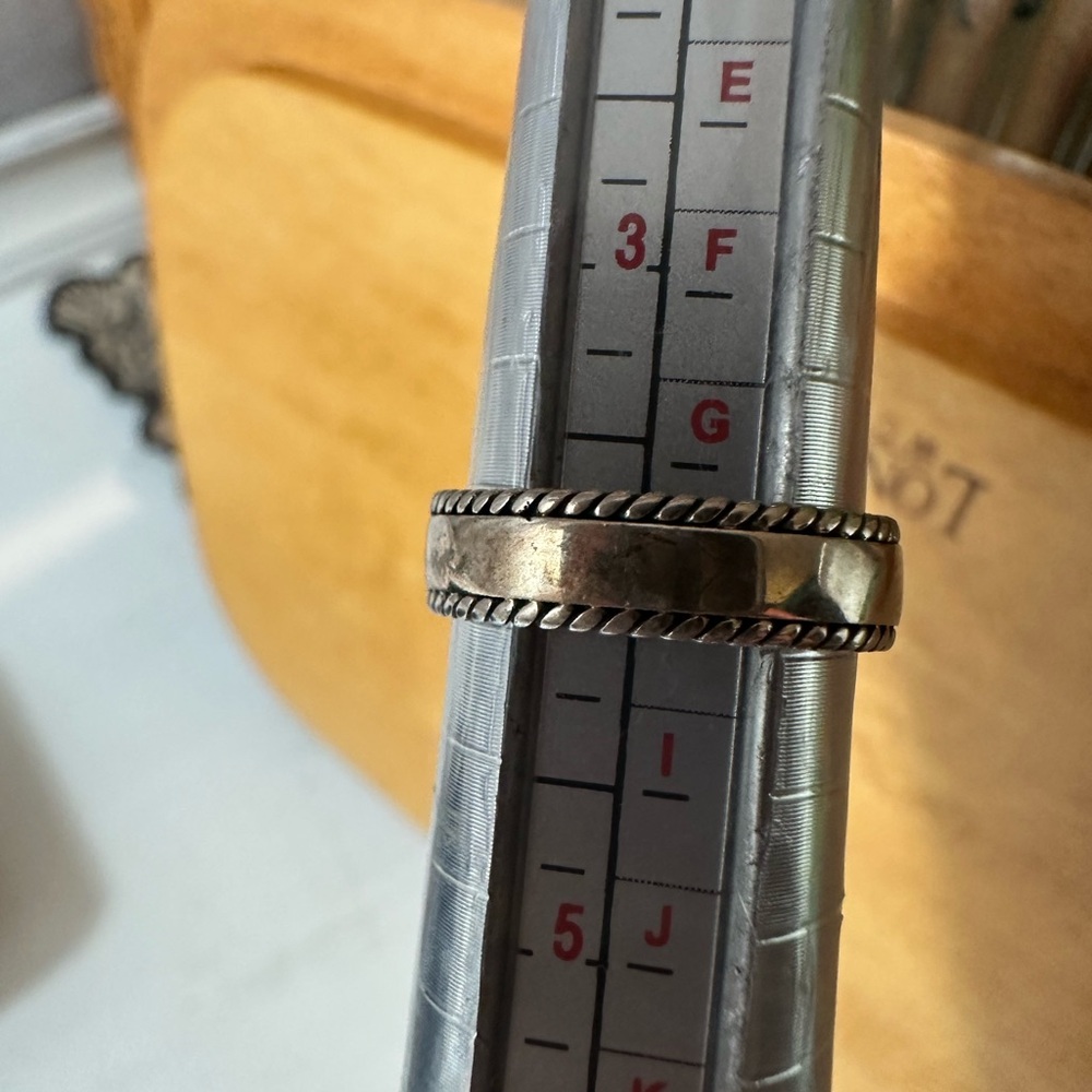 Sterling Silver Adjustable Rope Ring - image 3